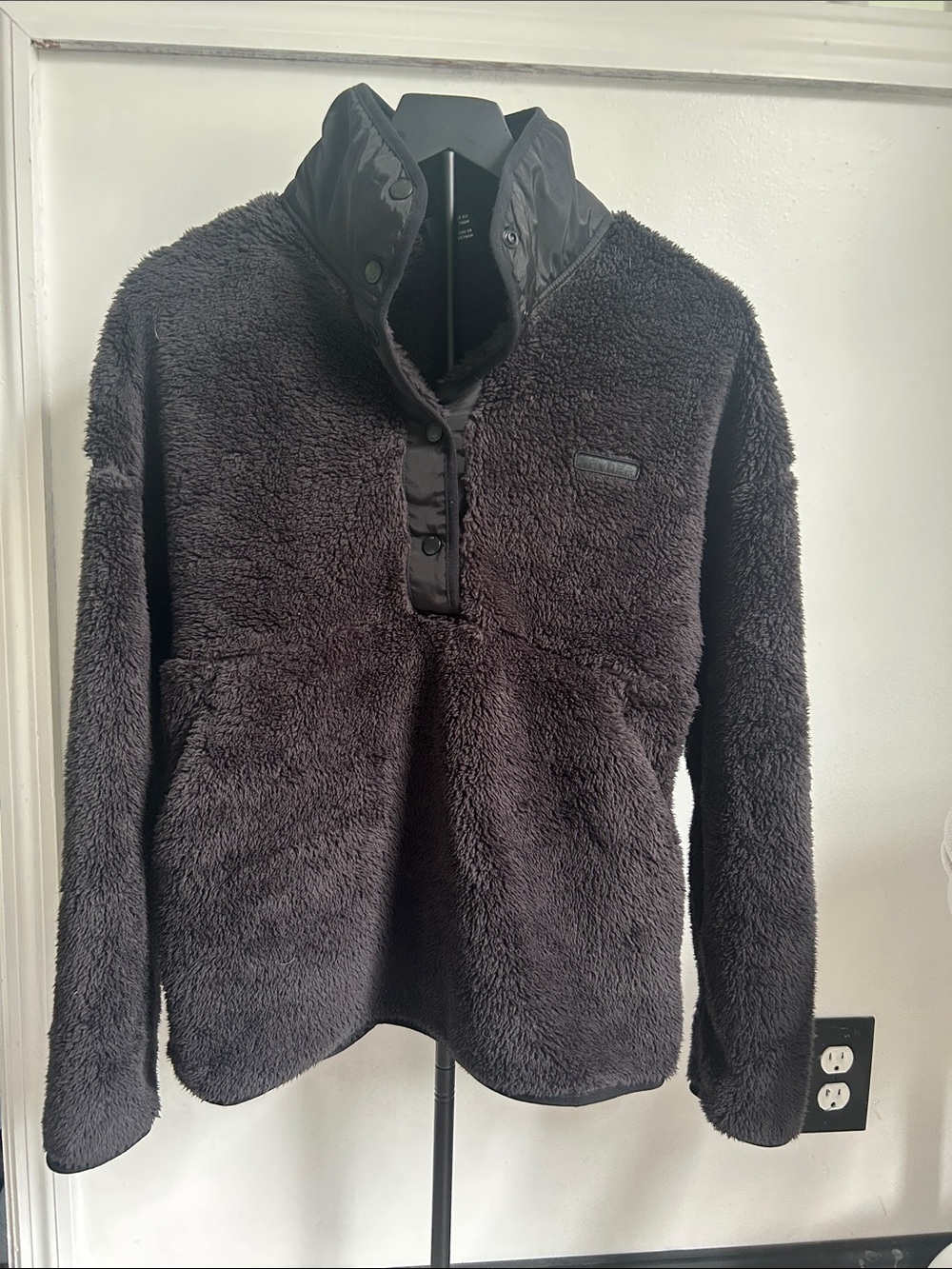 Spyder Black Plush Fleece Panel
